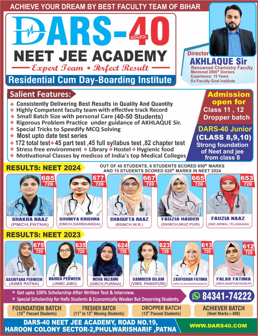 Students learning at DARS 40 Academy